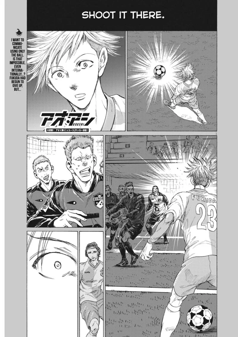 Ao Ashi Chapter 325 page 1
