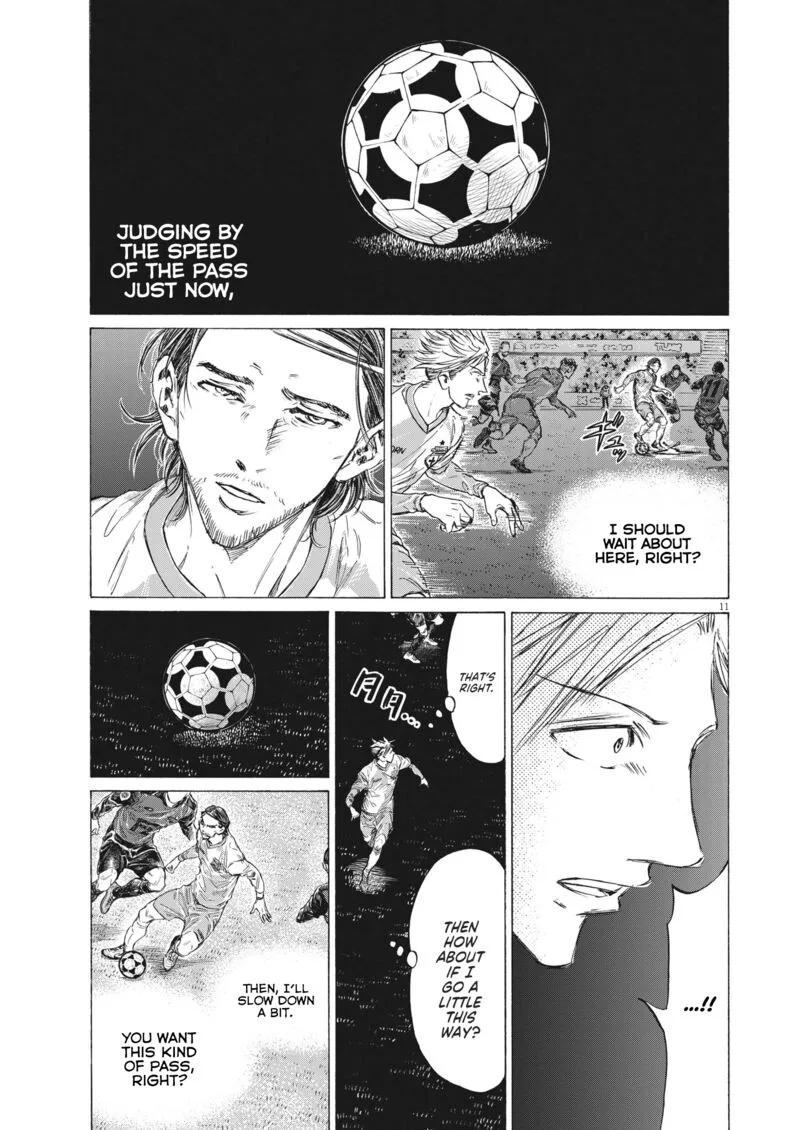 Ao Ashi Chapter 325 page 12
