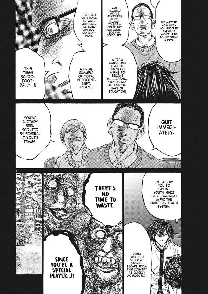 Ao Ashi Chapter 329 page 8