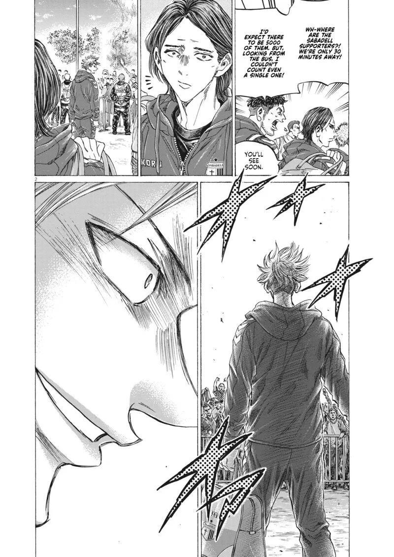 Ao Ashi Chapter 331 page 2