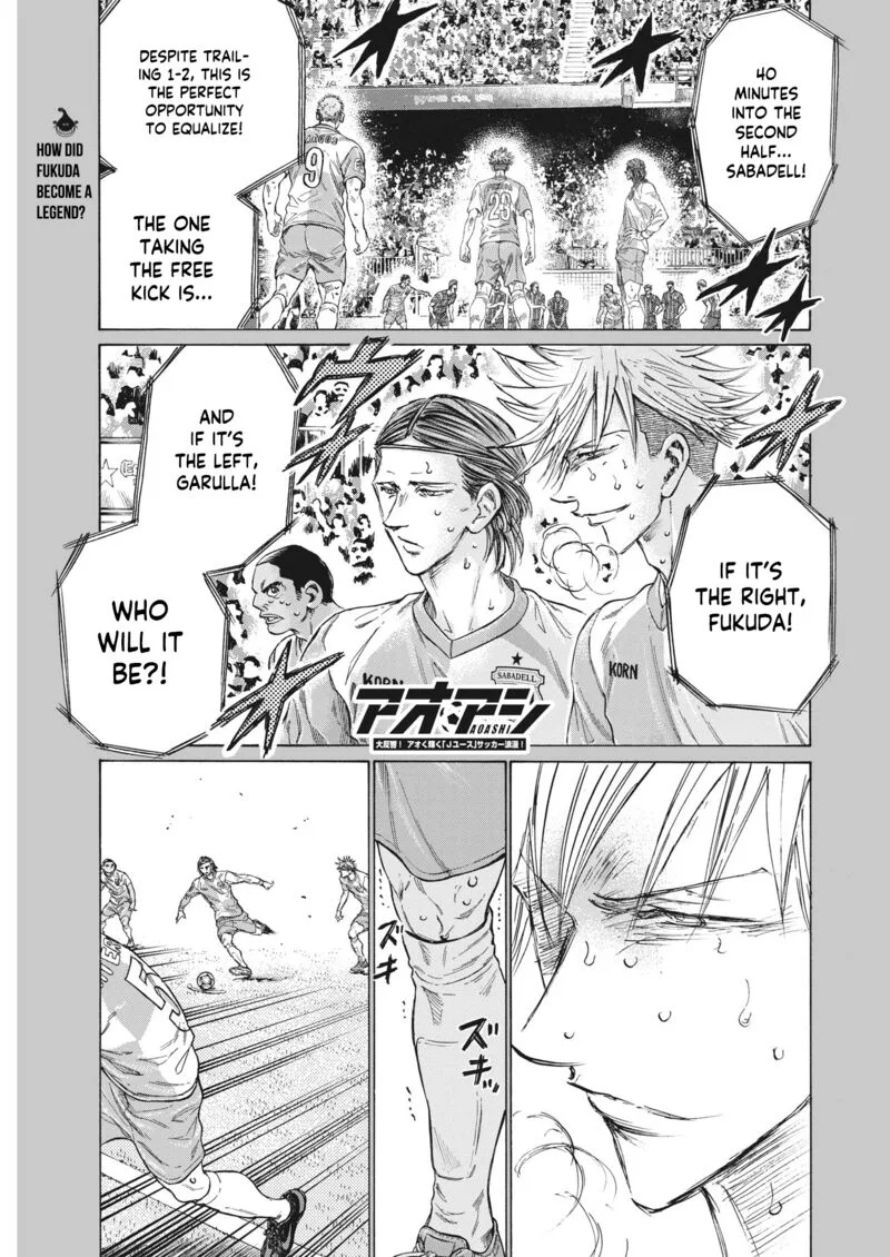 Ao Ashi Chapter 334 page 1