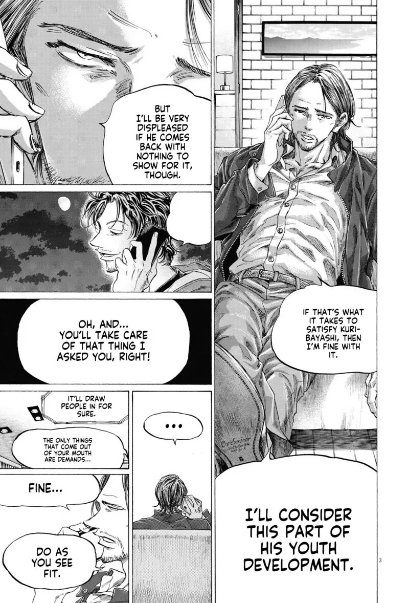 Ao Ashi Chapter 337 page 3