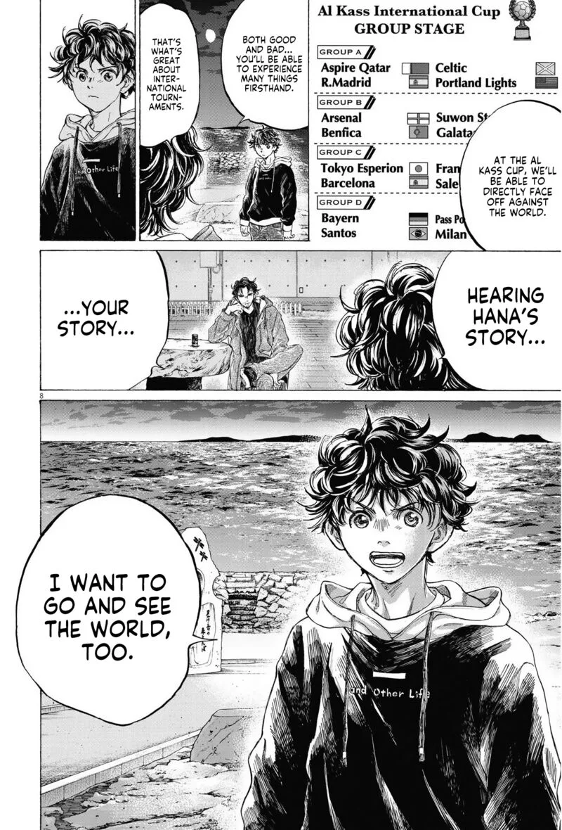Ao Ashi Chapter 337 page 8