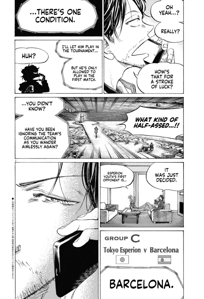 Ao Ashi Chapter 337 page 2