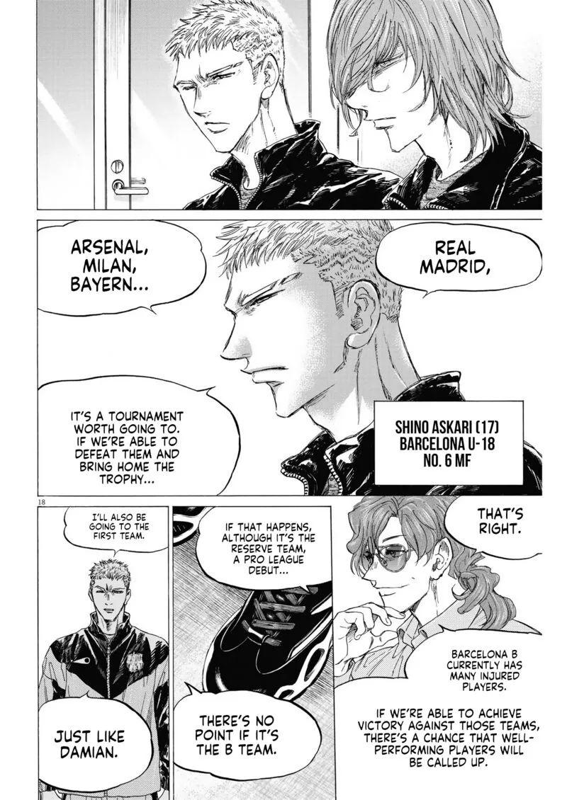 Ao Ashi Chapter 337 page 17