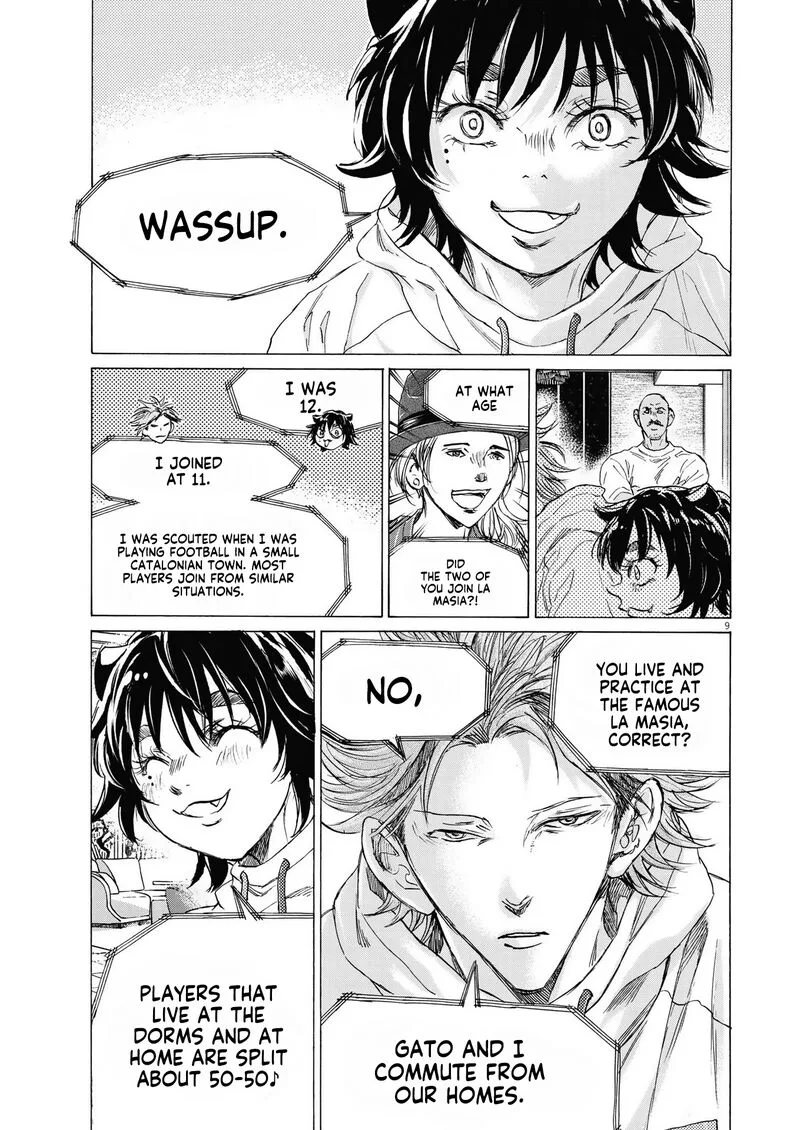 Ao Ashi Chapter 340 page 9