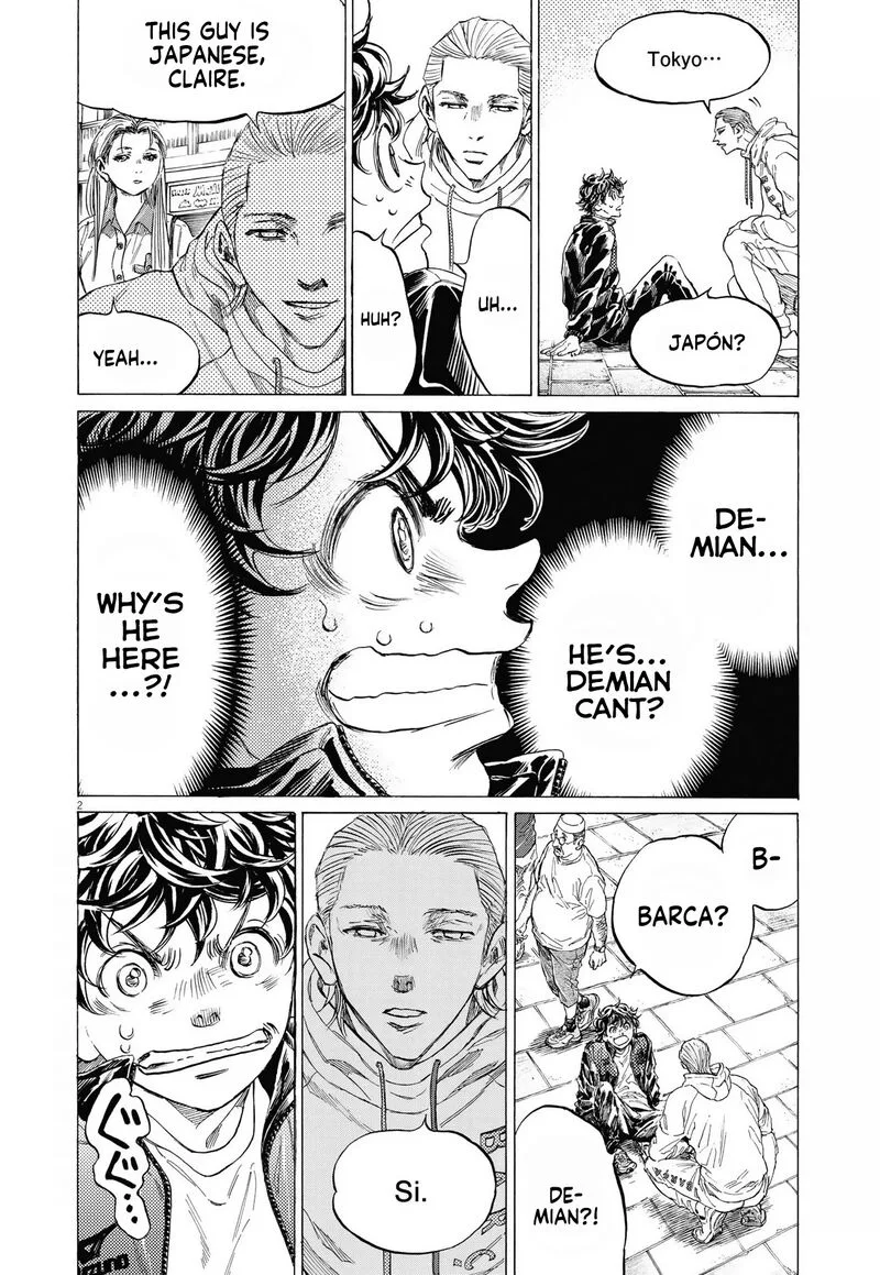 Ao Ashi Chapter 340 page 2