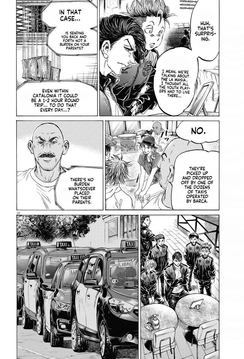 Ao Ashi Chapter 340 page 10