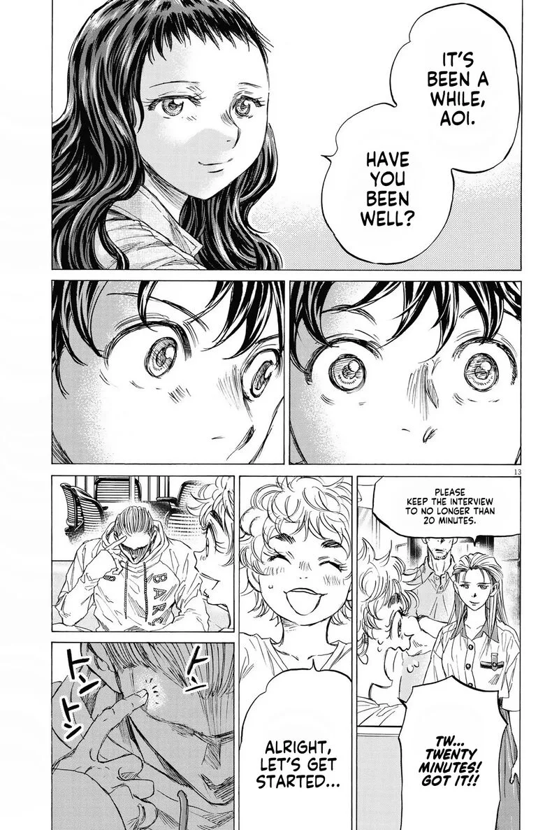 Ao Ashi Chapter 340 page 13