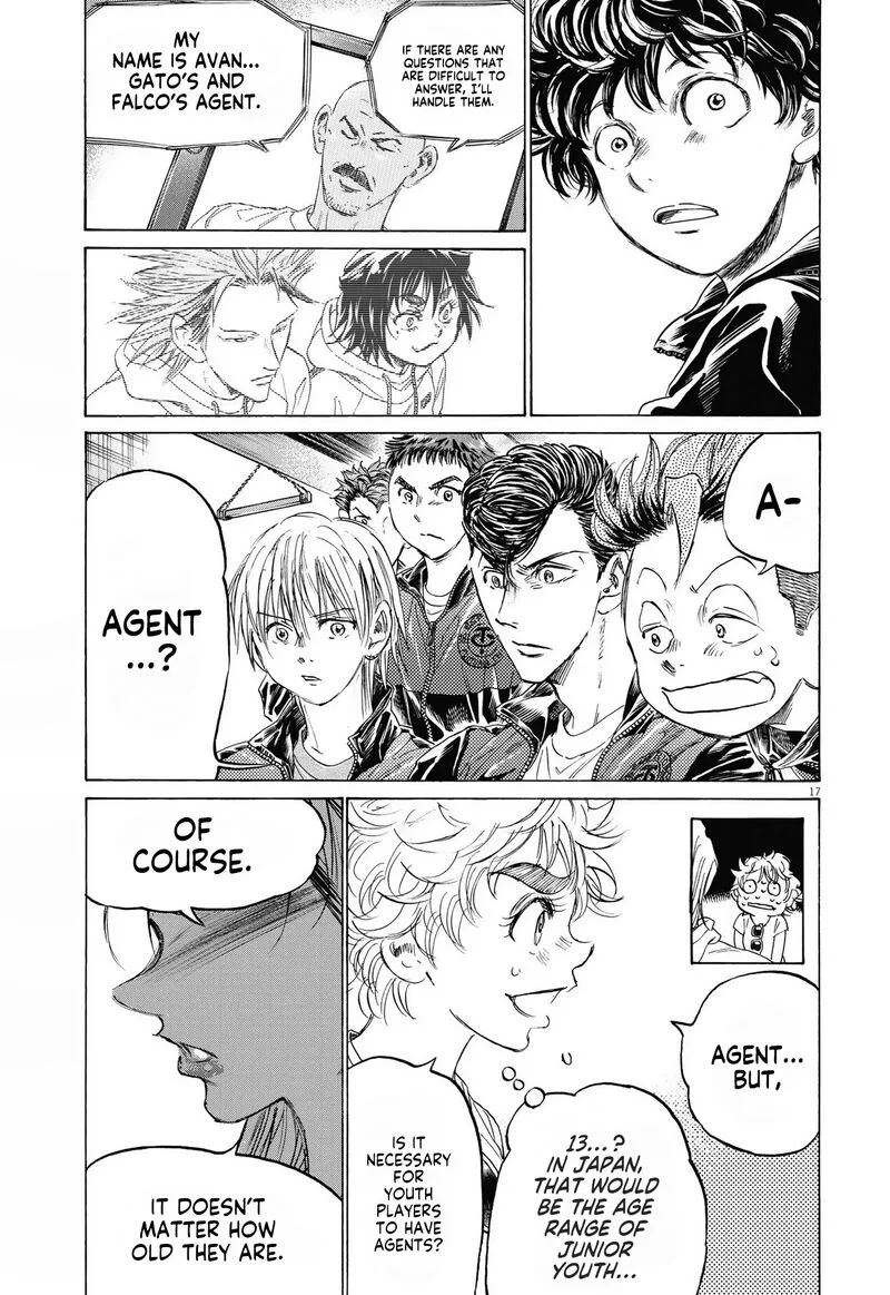 Ao Ashi Chapter 340 page 17