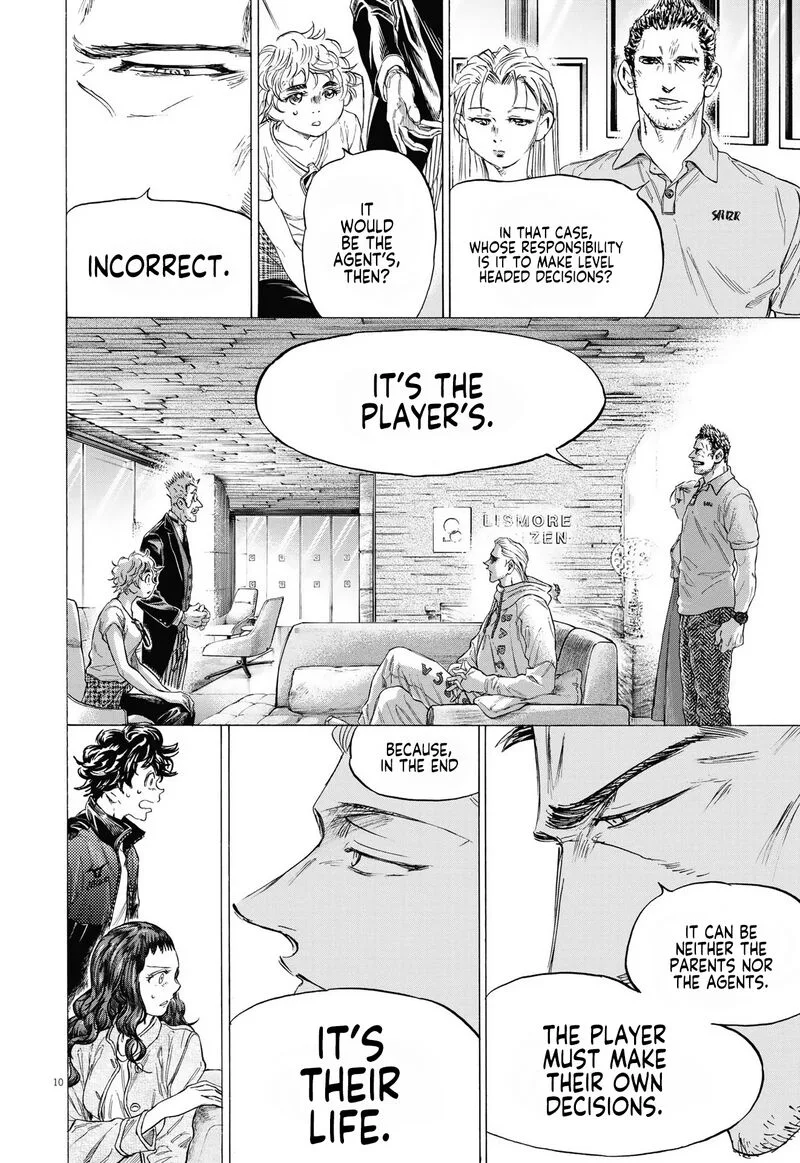 Ao Ashi Chapter 341 page 10