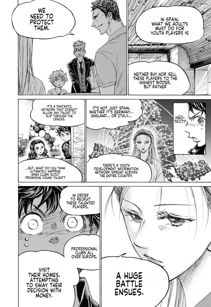 Ao Ashi Chapter 341 page 8