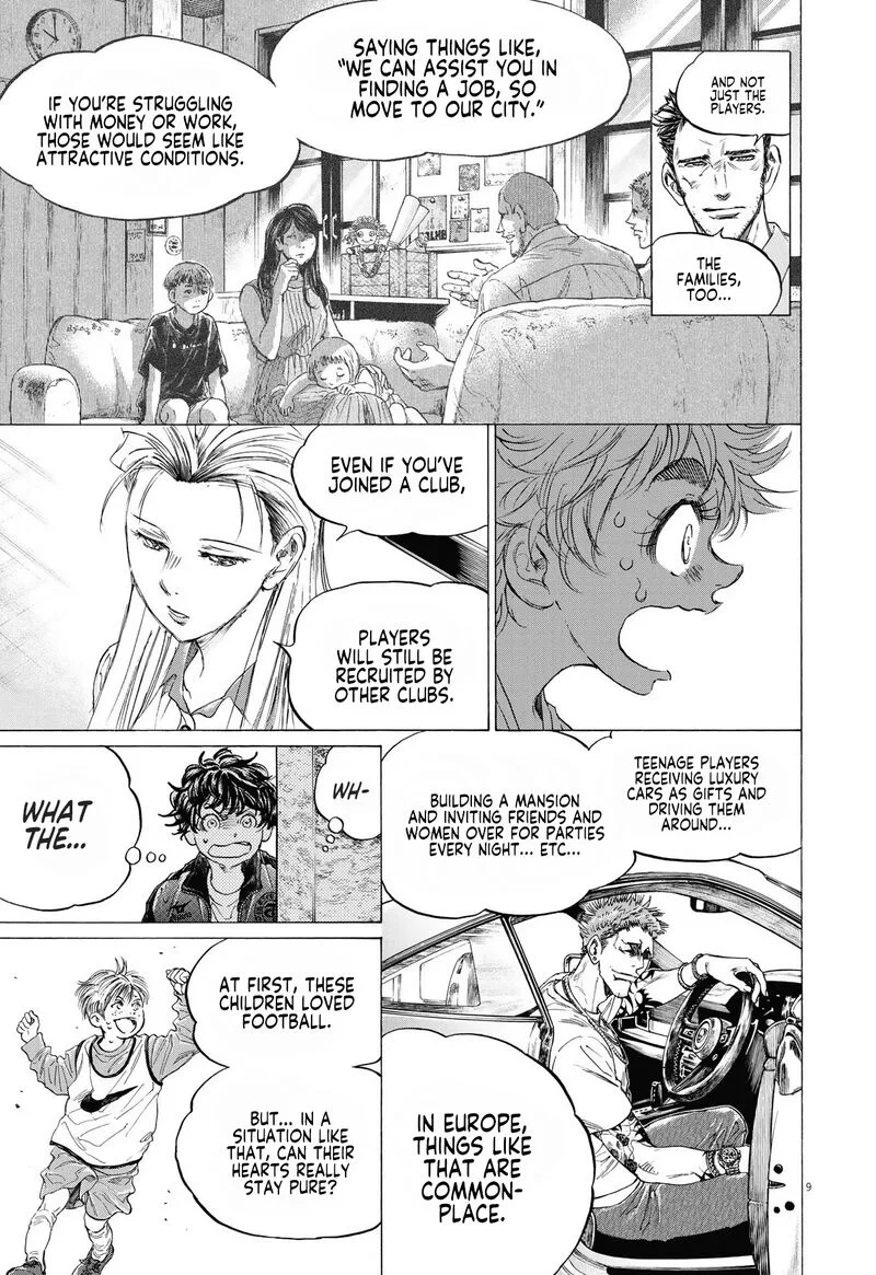 Ao Ashi Chapter 341 page 9