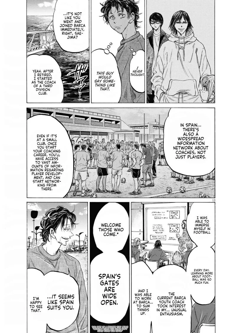 Ao Ashi Chapter 342 page 13