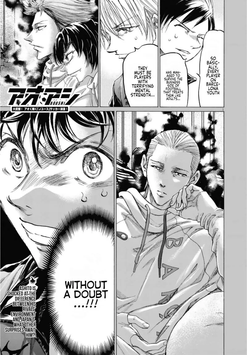 Ao Ashi Chapter 342 page 1