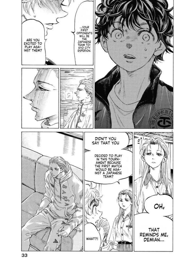 Ao Ashi Chapter 342 page 3