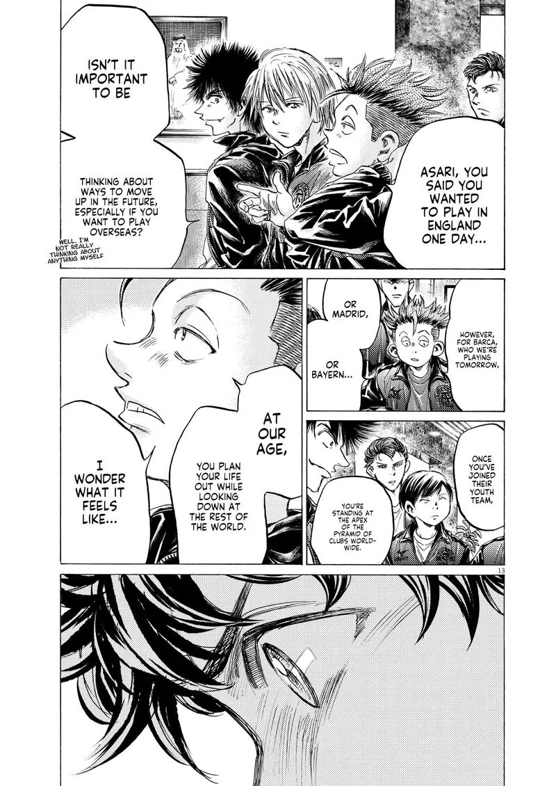 Ao Ashi Chapter 345 page 12