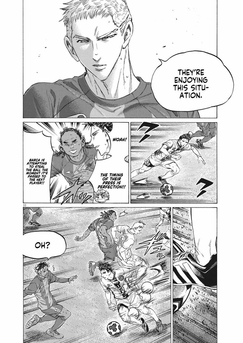 Ao Ashi Chapter 350 page 9
