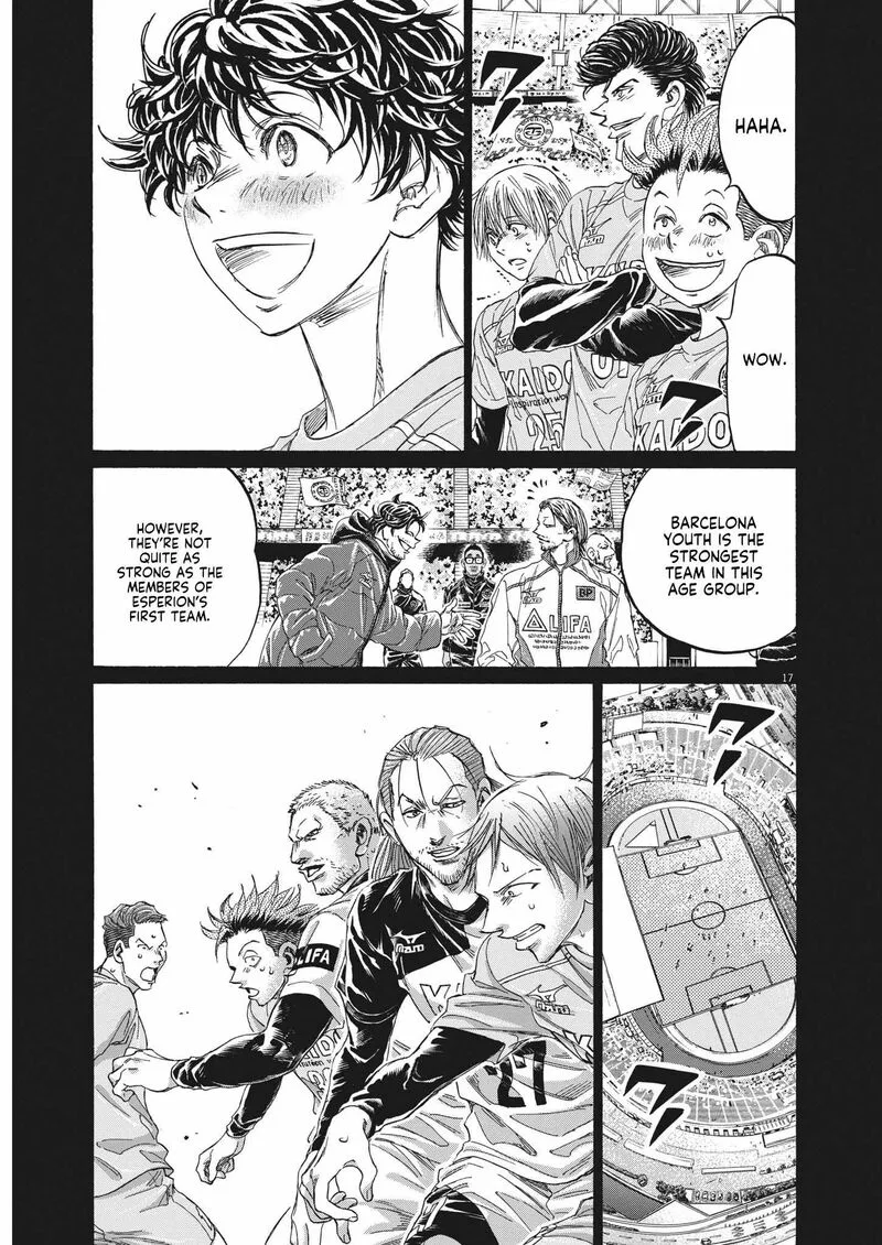 Ao Ashi Chapter 350 page 16
