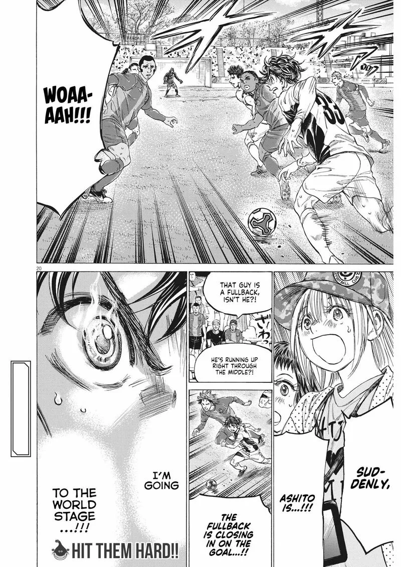 Ao Ashi Chapter 350 page 19