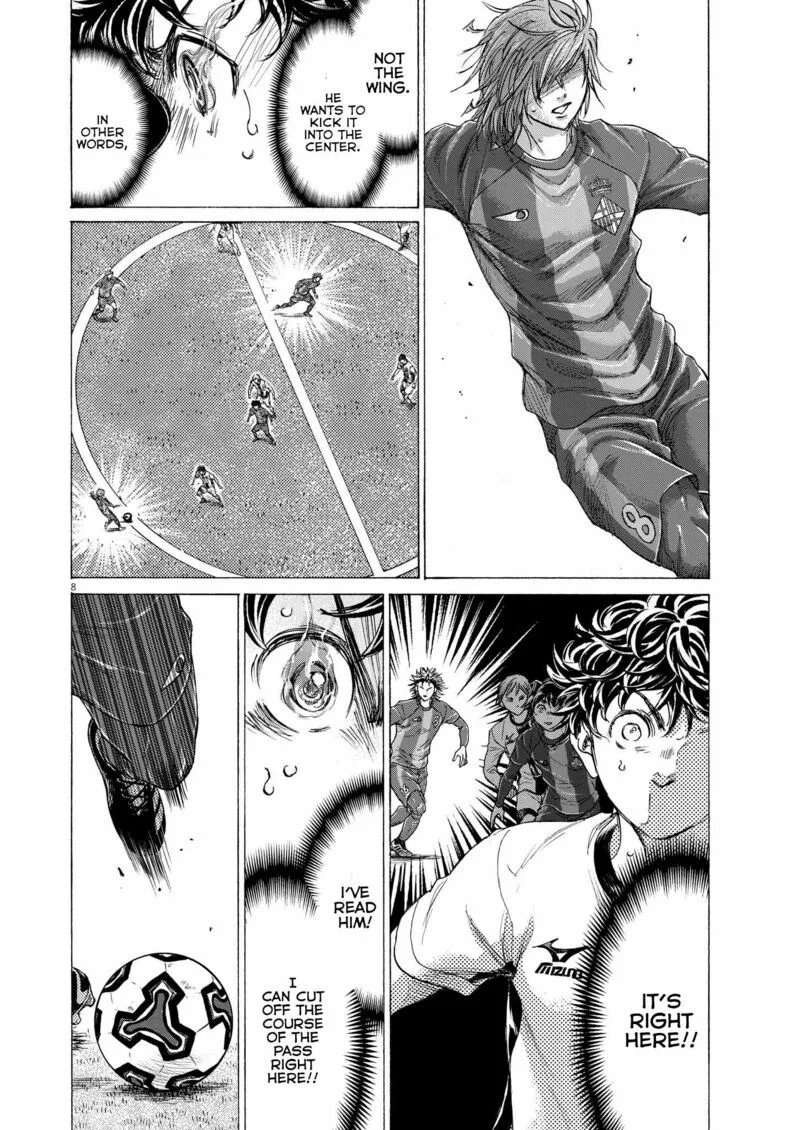 Ao Ashi Chapter 353 page 8