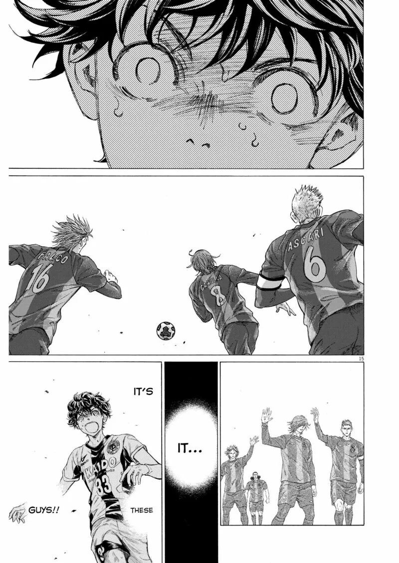 Ao Ashi Chapter 354 page 15