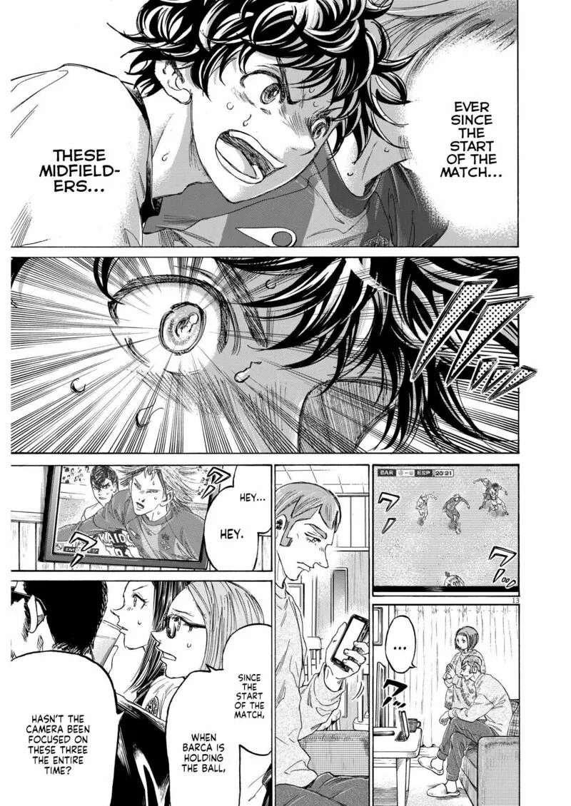 Ao Ashi Chapter 354 page 13