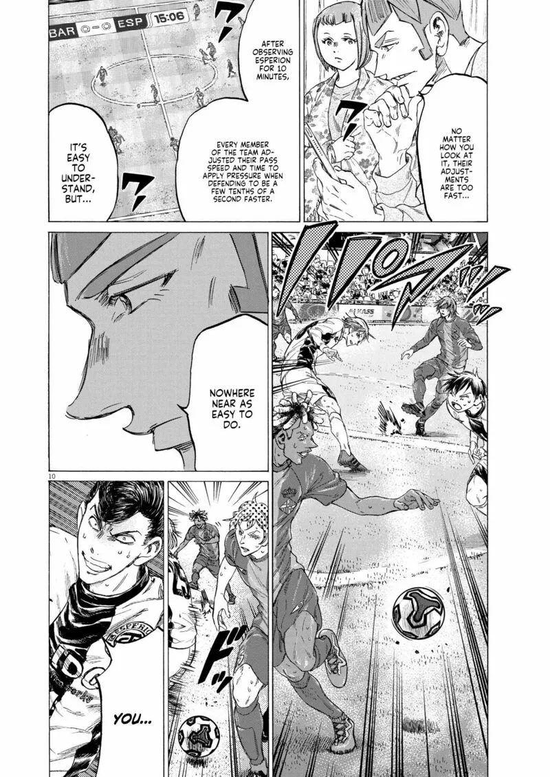 Ao Ashi Chapter 354 page 10