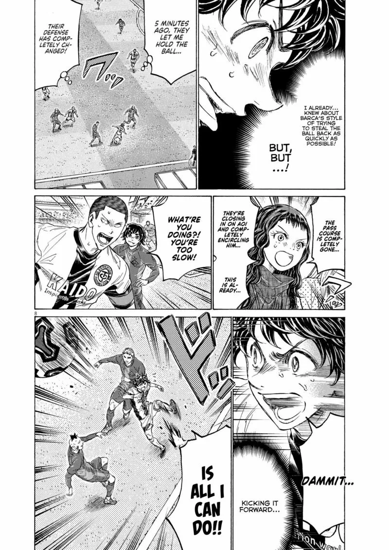 Ao Ashi Chapter 354 page 8