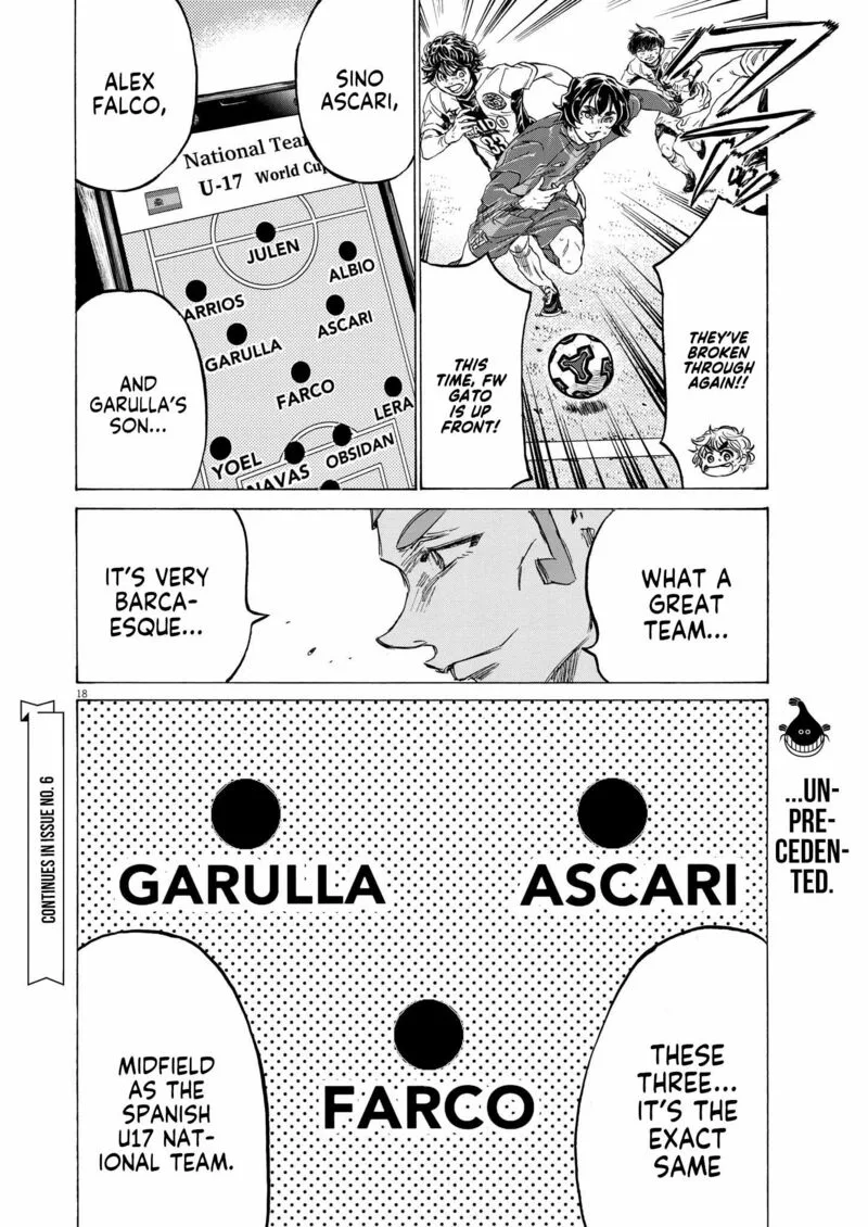 Ao Ashi Chapter 354 page 18