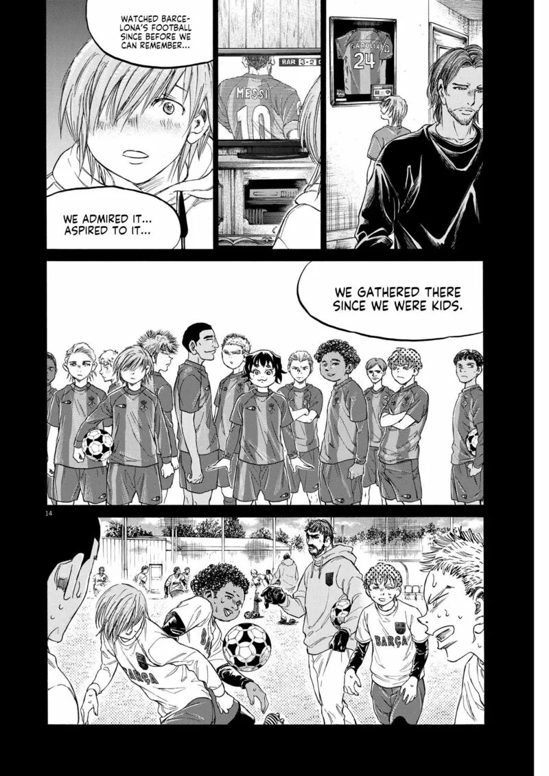 Ao Ashi Chapter 355 page 14