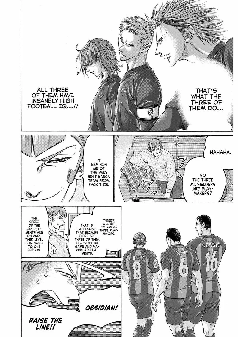 Ao Ashi Chapter 355 page 8