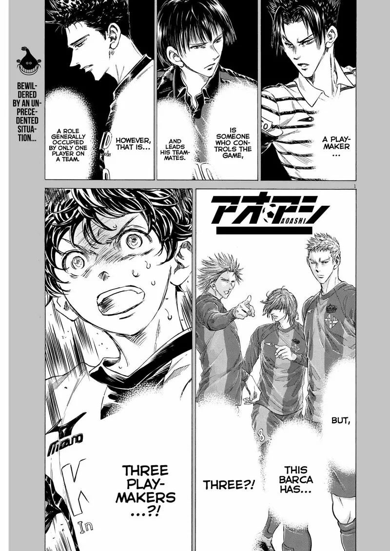 Ao Ashi Chapter 355 page 1