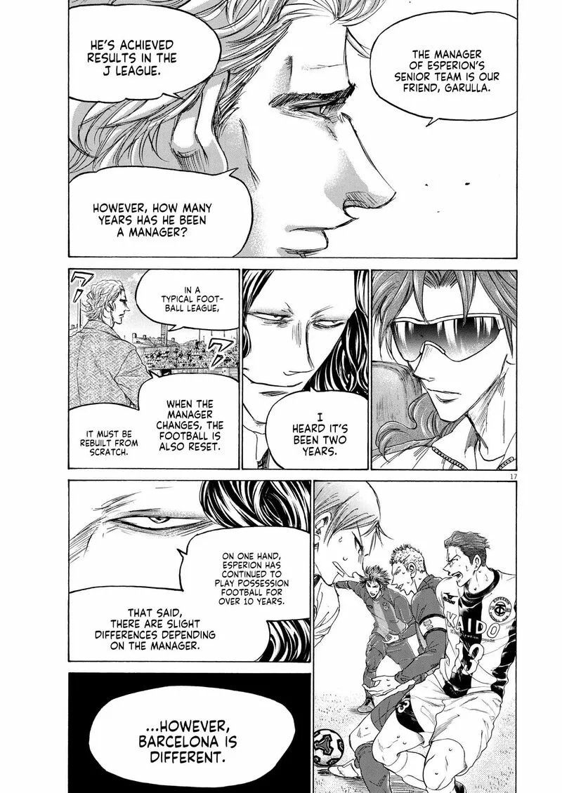 Ao Ashi Chapter 355 page 17