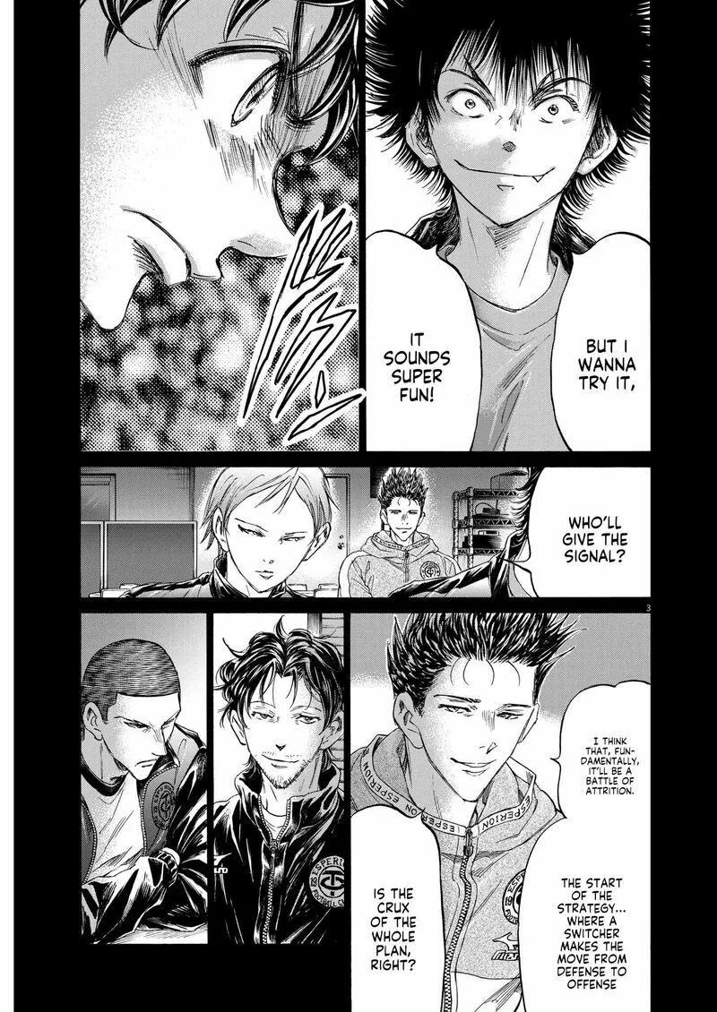 Ao Ashi Chapter 360 page 3