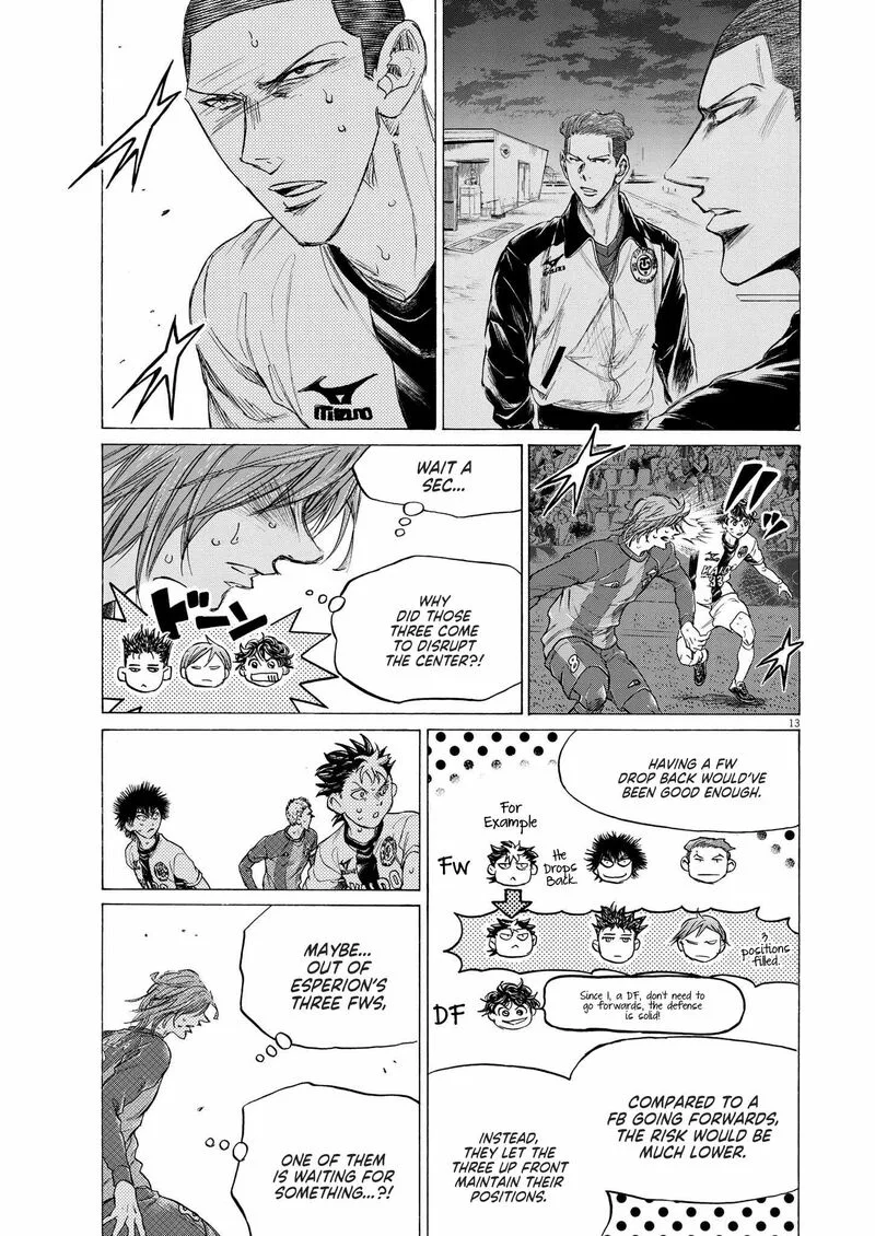 Ao Ashi Chapter 360 page 13