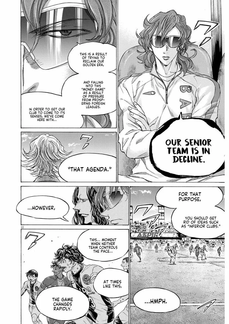Ao Ashi Chapter 360 page 10