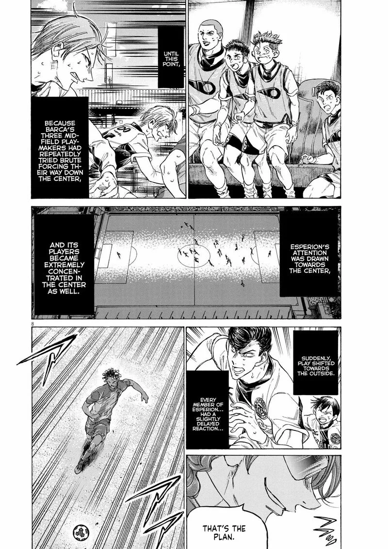 Ao Ashi Chapter 361 page 8