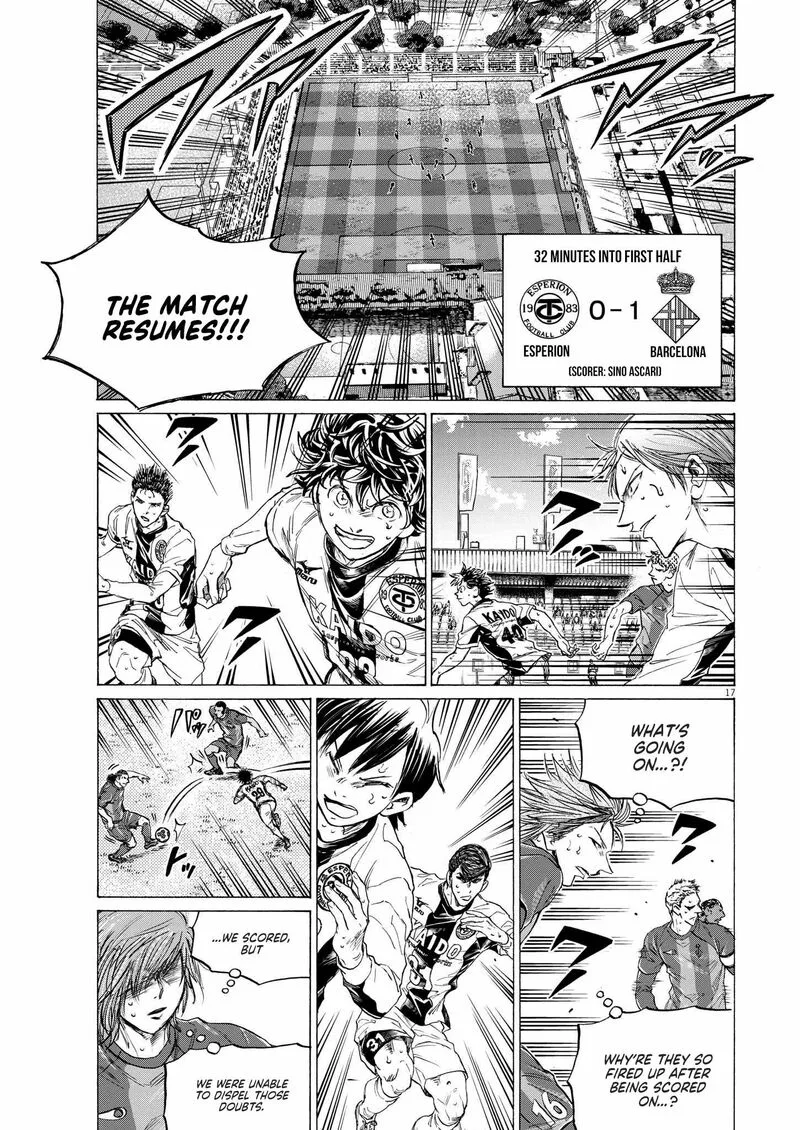 Ao Ashi Chapter 362 page 17