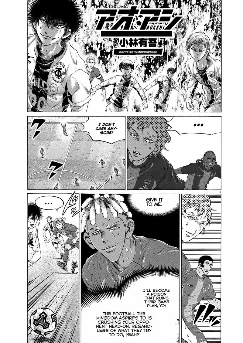 Ao Ashi Chapter 363 page 7