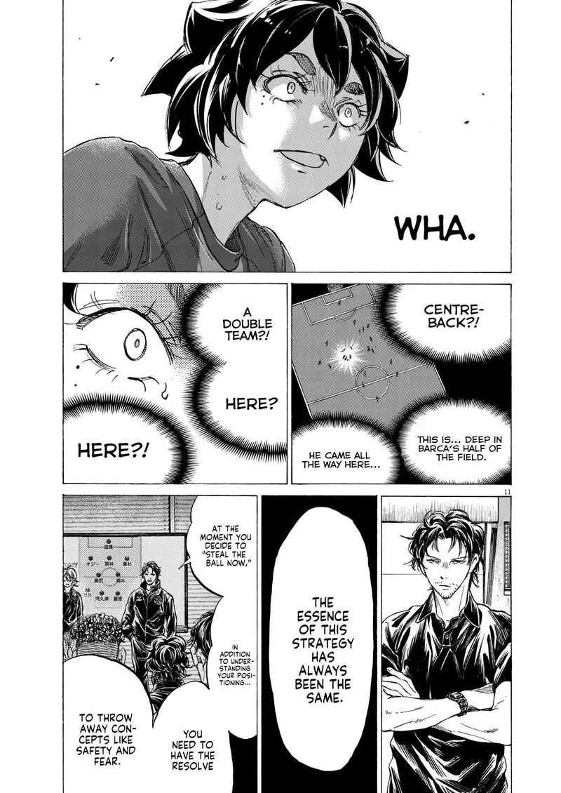 Ao Ashi Chapter 365 page 12