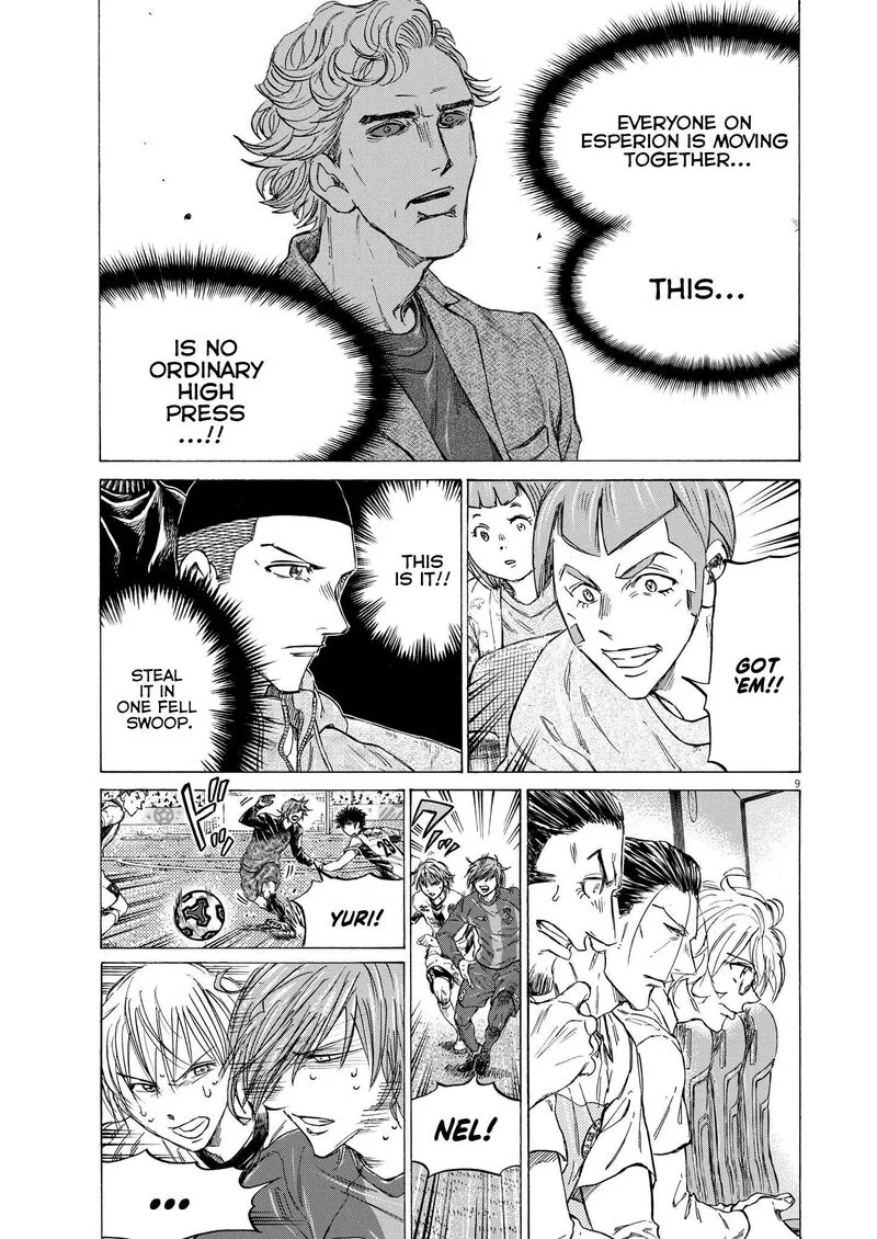 Ao Ashi Chapter 365 page 10