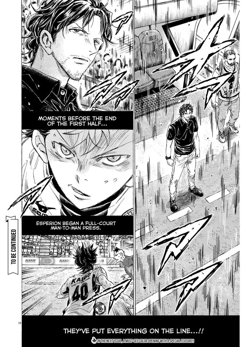 Ao Ashi Chapter 365 page 19