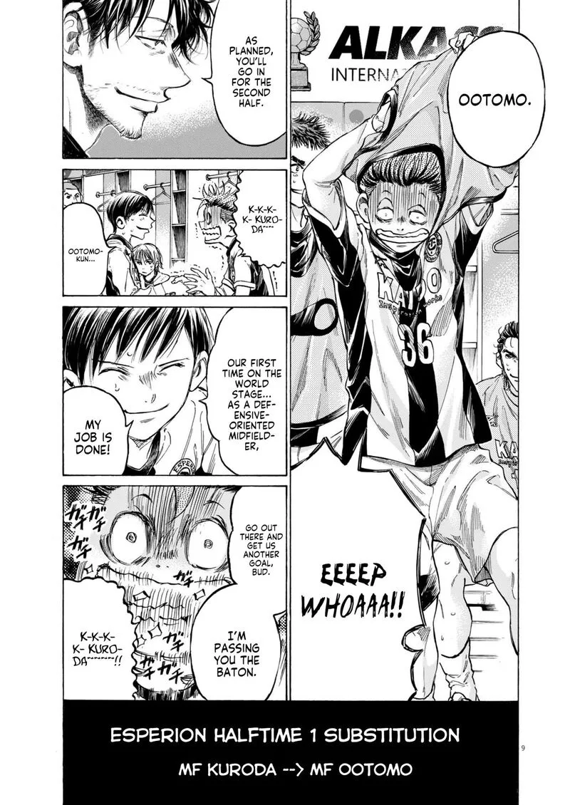 Ao Ashi Chapter 368 page 10