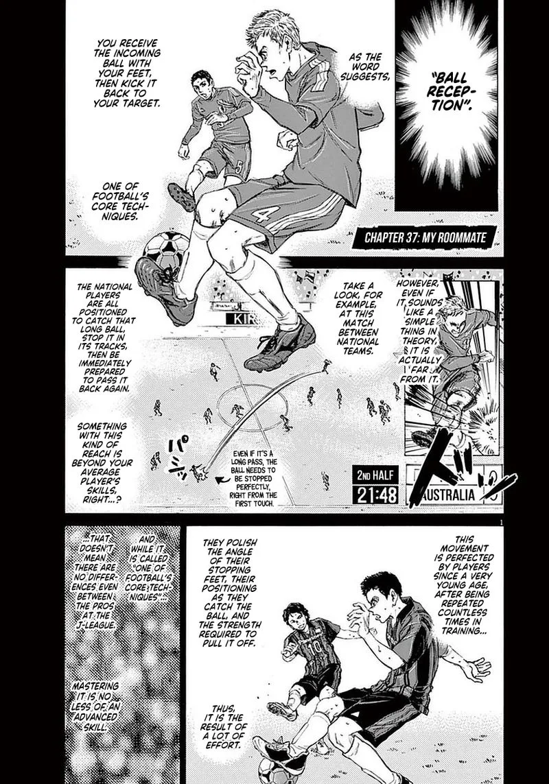 Ao Ashi Chapter 37 page 1