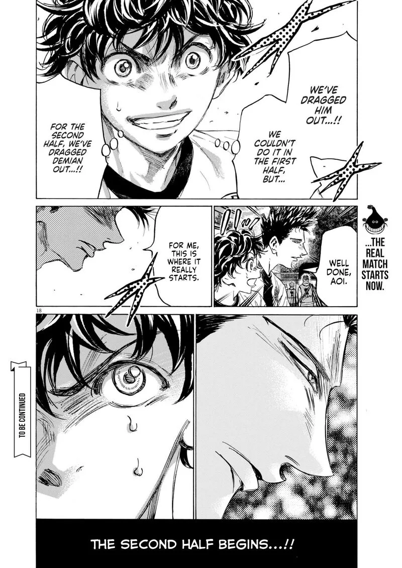 Ao Ashi Chapter 372 page 19