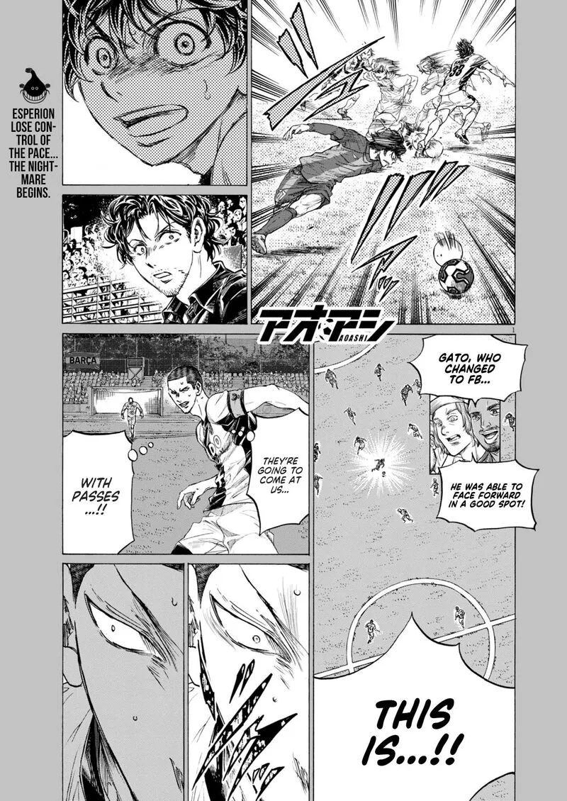 Ao Ashi Chapter 375 page 2