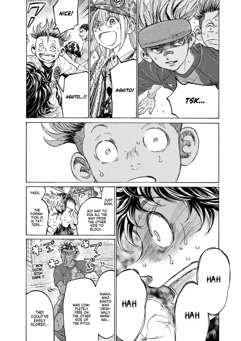 Ao Ashi Chapter 379 page 9