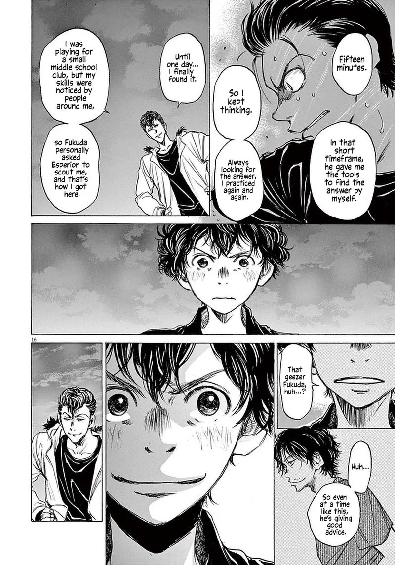 Ao Ashi Chapter 38 page 16