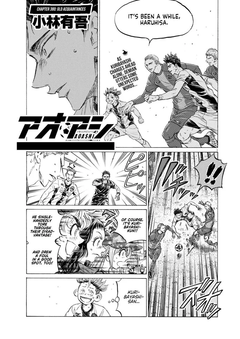 Ao Ashi Chapter 380 page 1
